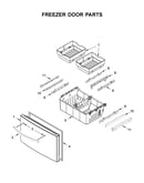 Freezer door parts
