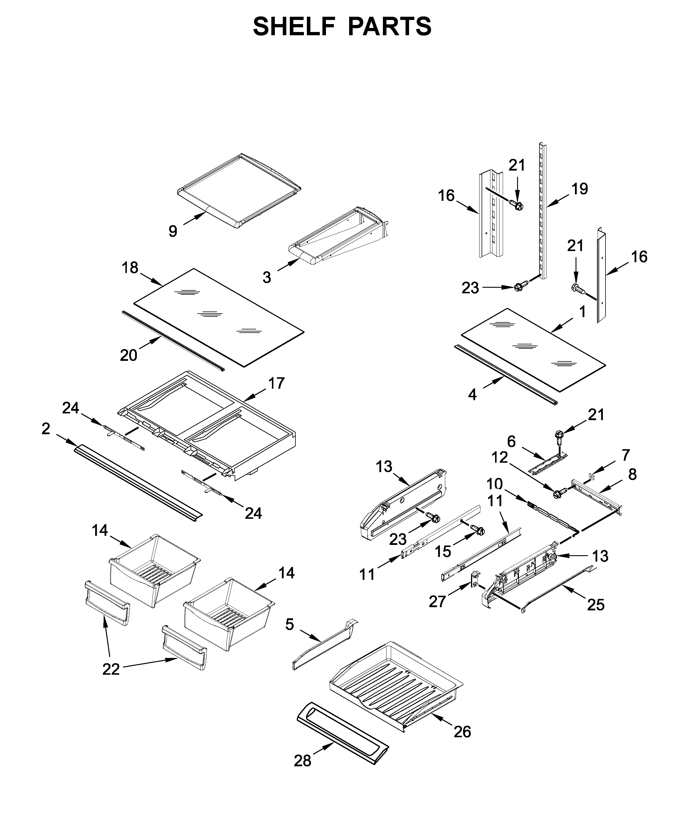 SHELF PARTS