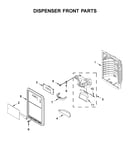 Dispenser front parts