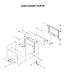 Oven door parts