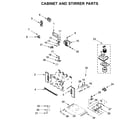 Whirlpool WOC75EC0HS03 cabinet and stirrer parts diagram