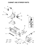 Cabinet and stirrer parts