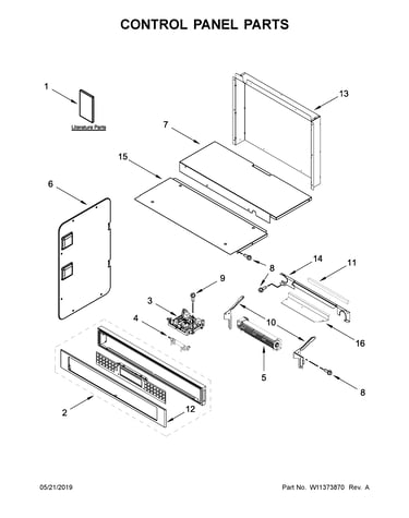 Control panel parts
