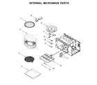KitchenAid KOCE507EBS06 internal microwave parts diagram