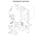 Maytag MFI2269FRZ04 refrigerator liner parts diagram