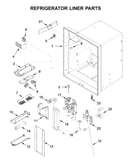 Refrigerator liner parts