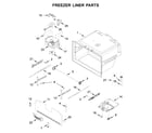 Maytag MFI2269FRZ04 freezer liner parts diagram