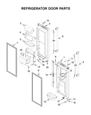 Refrigerator door parts