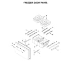 Maytag MFI2269FRZ04 freezer door parts diagram