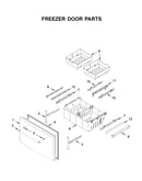Freezer door parts
