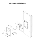 Dispenser front parts