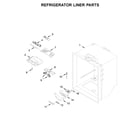 Maytag MBF2258FEZ03 refrigerator liner parts diagram