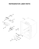 Refrigerator liner parts
