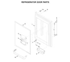 Maytag MBF2258FEZ03 refrigerator door parts diagram