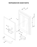 Refrigerator door parts