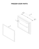 Freezer door parts