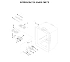 Amana ABB1921BRM01 refrigerator liner parts diagram