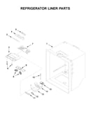 Refrigerator liner parts