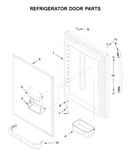 Refrigerator door parts
