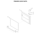 Amana ABB1921BRW01 freezer door parts diagram