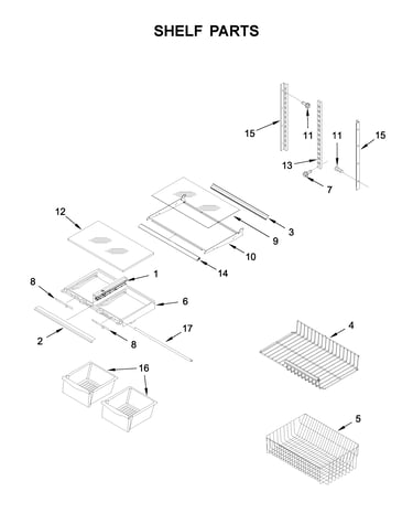 Shelf parts