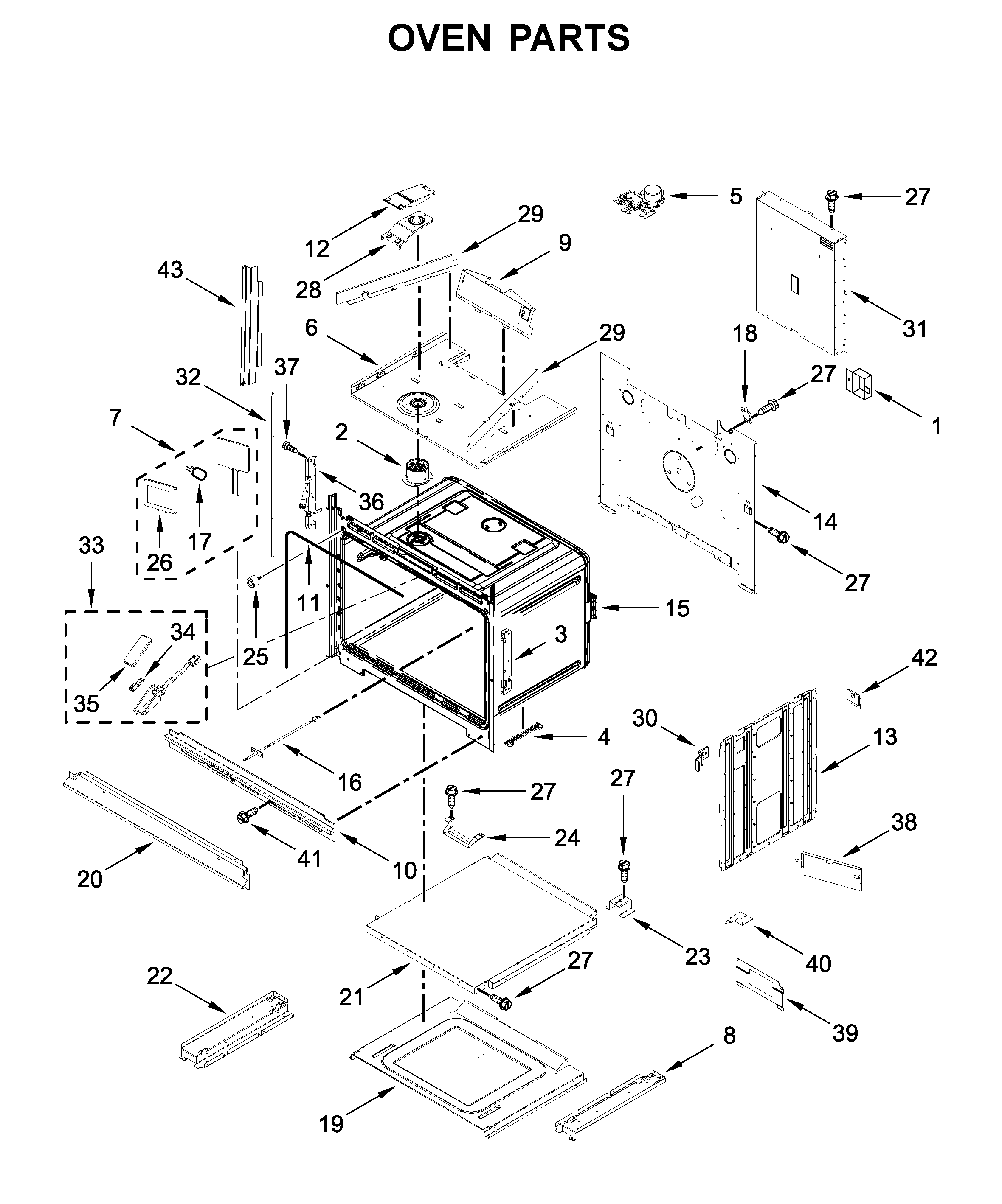 OVEN PARTS