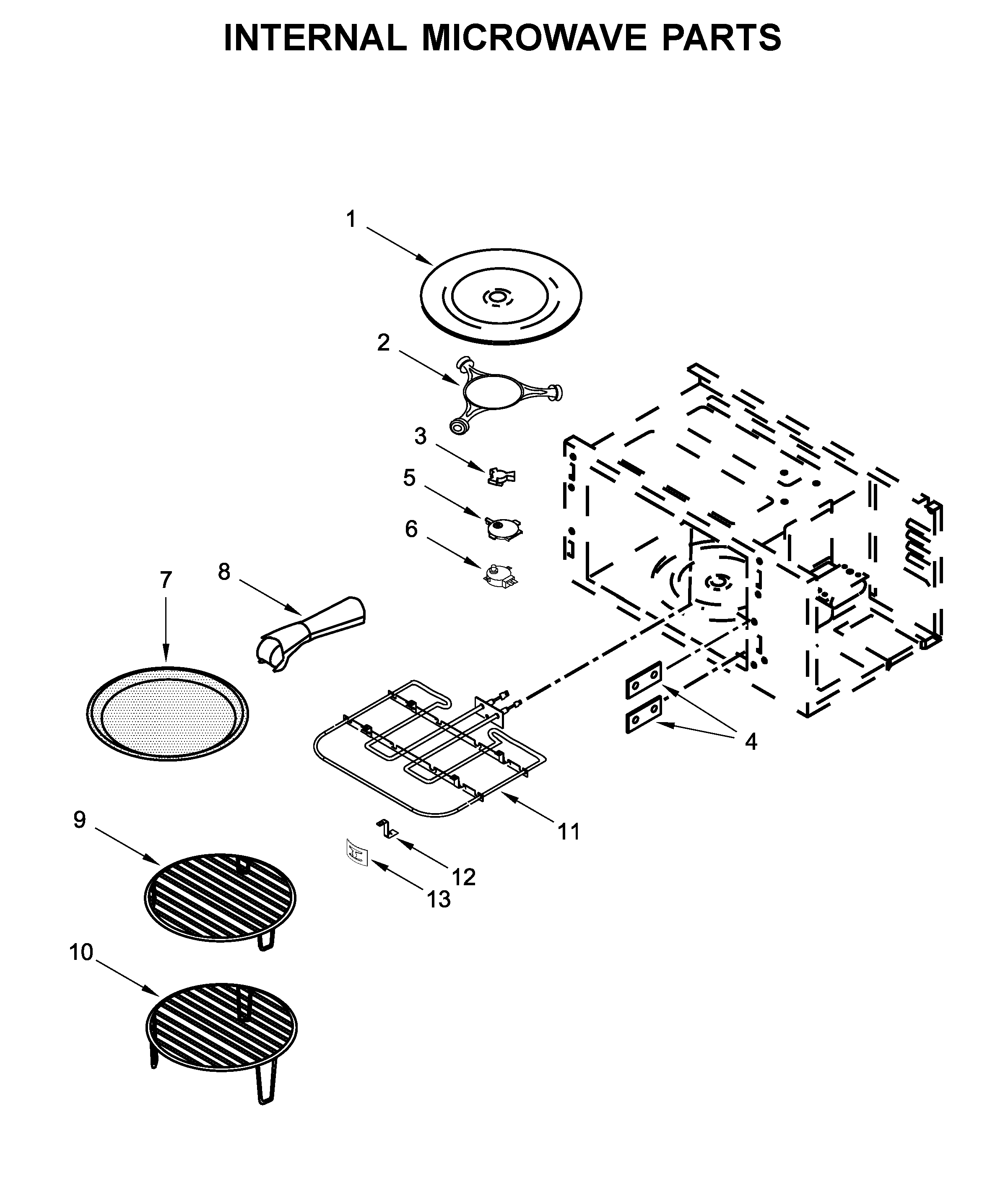 INTERNAL MICROWAVE PARTS