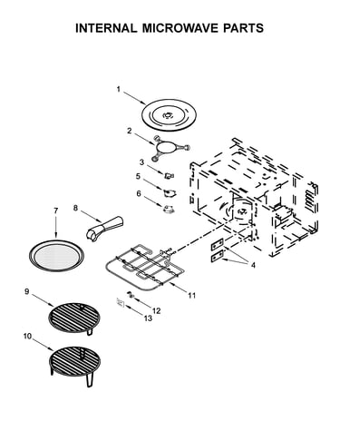 Internal microwave parts