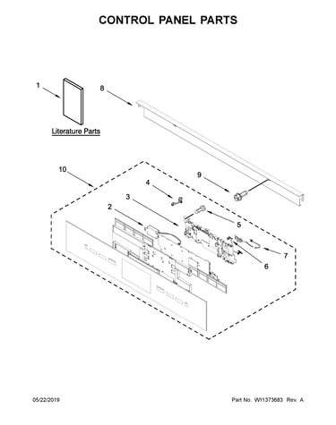 Control panel parts