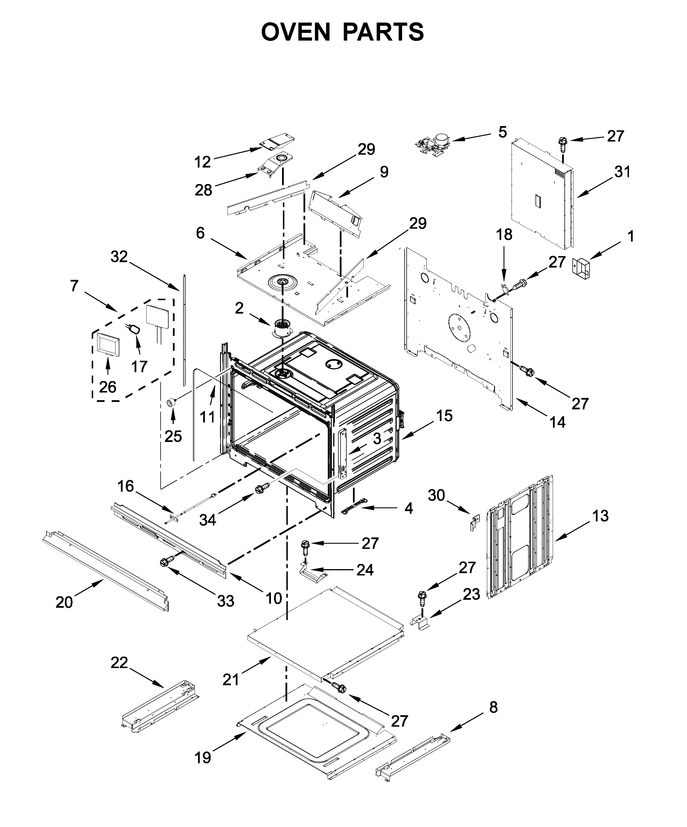 OVEN PARTS