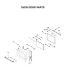 Oven door parts