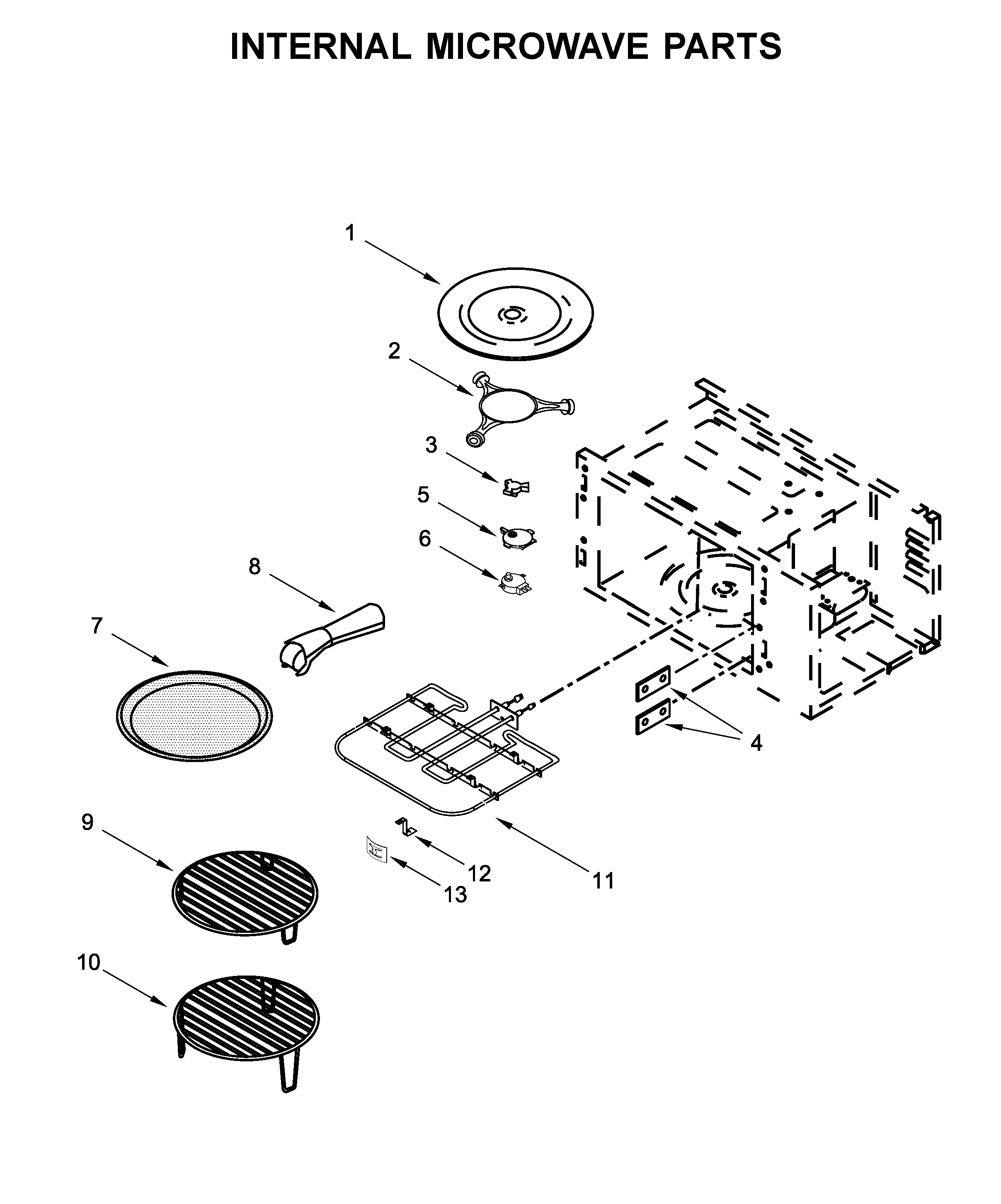 INTERNAL MICROWAVE PARTS