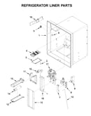 Refrigerator liner parts