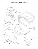 Freezer liner parts