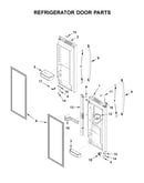 Refrigerator door parts