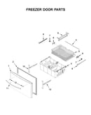Freezer door parts