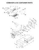 Icemaker & ice container parts