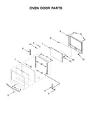 Oven door parts