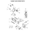 Whirlpool WOC75EC7HS02 cabinet and stirrer parts diagram