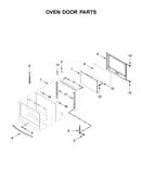 Oven door parts