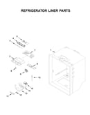 Refrigerator liner parts