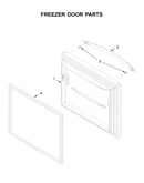 Freezer door parts