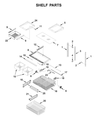 Shelf parts