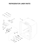 Refrigerator liner parts