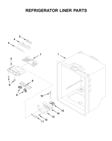 Refrigerator liner parts