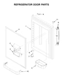 Refrigerator door parts