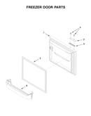 Freezer door parts