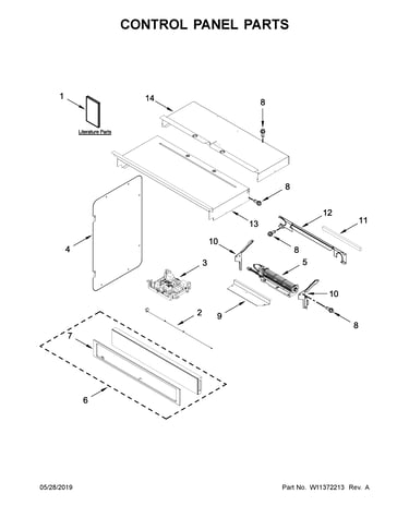Control panel parts