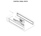 KitchenAid KMBP107ESS03 control panel parts diagram