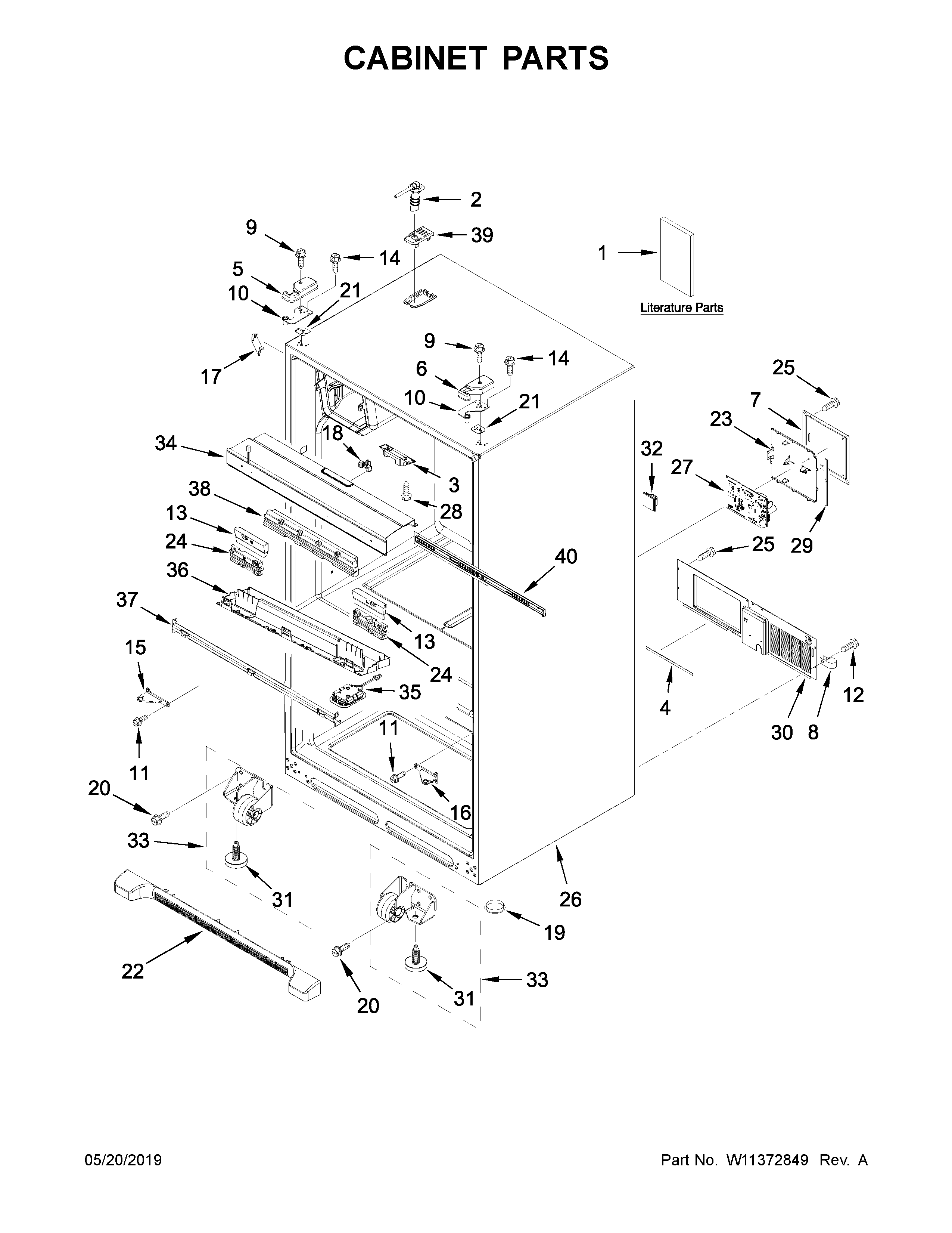 CABINET PARTS